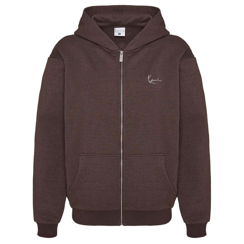 Huppari Karl Kani Small Signature Tribal Os Full Zip Hoodie Ruskea | 60220058
