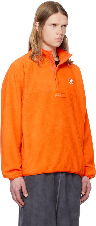 Villapaita AAPE by A Bathing Ape AAPE by A Bathing Ape 'AAPE NOW' Fleece Pullover Oranssi | AAPSWMB322XXNORX, 1