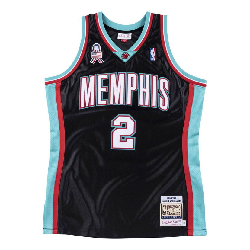 Jersey Mitchell & Ness NBA Memphis Grizzlies 2001-02 Jason Williams Jersey Musta | AJY4GS18460-MGRBLCK01JWI