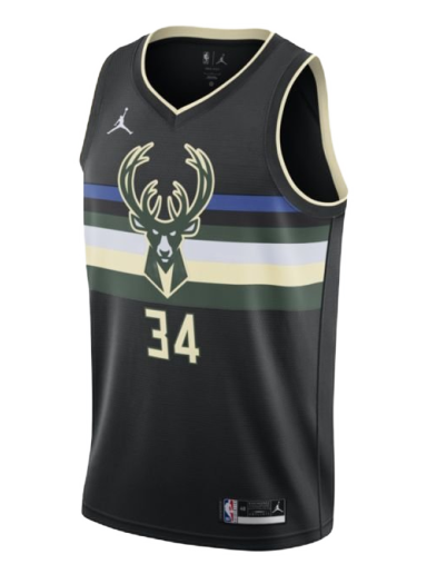 Jersey Jordan Giannis Antetokounmpo Bucks Statement Edition 2020 Jersey Musta | CV9484-010