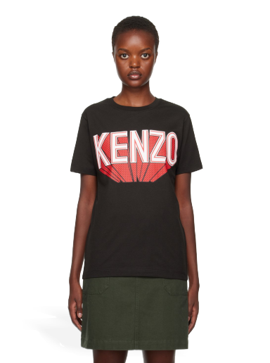 T-paita KENZO Paris 3D T-Shirt Musta | FD62TS0794SO