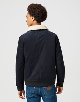 Bomber-takki Wrangler Wrangler Corduroy Aviator Jacket Tummansininen | 112357270:XXL, 0