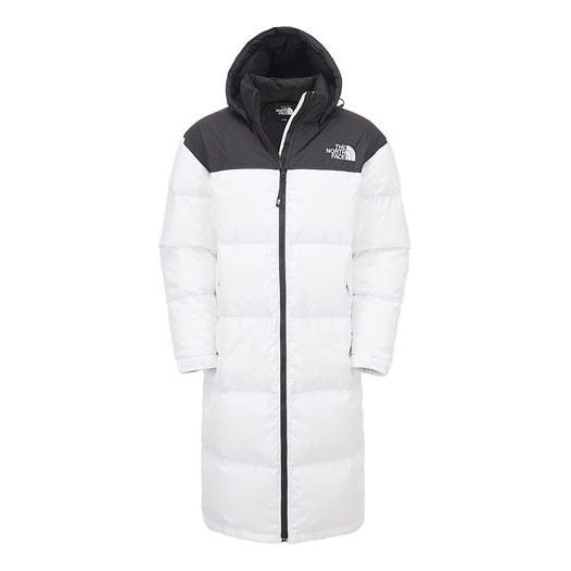 Parka The North Face Nuptse Long Padded Jacket Valkoinen | NC1DK57B