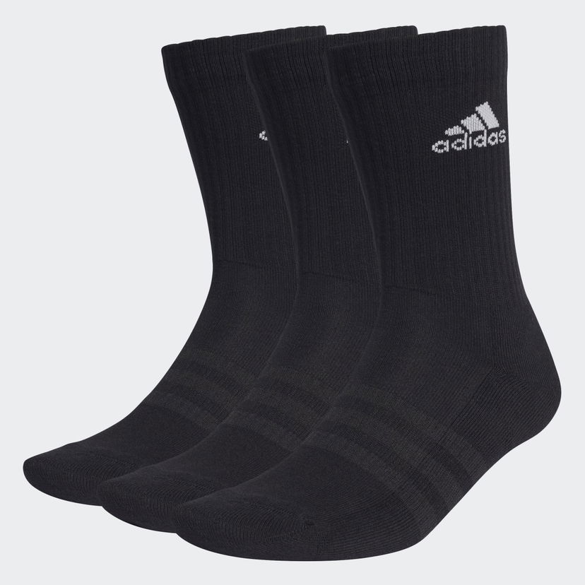 Sukat adidas Performance Cushioned Crew Socks (3 Pairs) Musta | GC7318