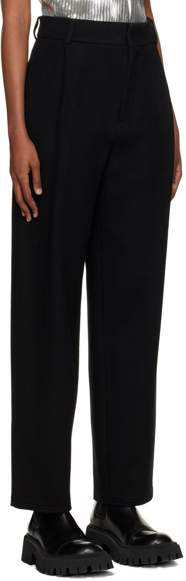 Housut We11done Wide Fit Trousers Musta | WD-PT3-22-231-W-BK, 1