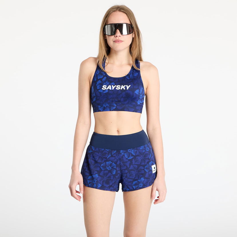 Shortsit Saysky SAYSKY Flower Combat Sports Bra Sininen | NWRSB30C1029