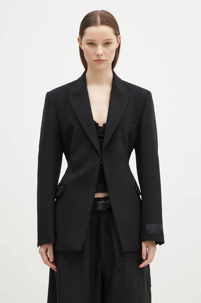 Takki VETEMENTS VETEMENTS Hourglass Tailored Blazer Musta | WA66JA420B