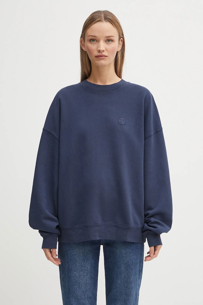 Huppari Anine Bing Anine Bing Miles Sweatshirt Tummansininen | A.08.11205