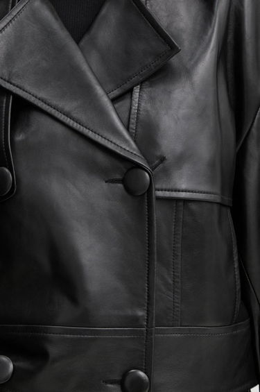 Trenssitakki STAND STUDIO Stand Studio Bloom Cropped Leather Jacket Musta | 66387.7010, 5