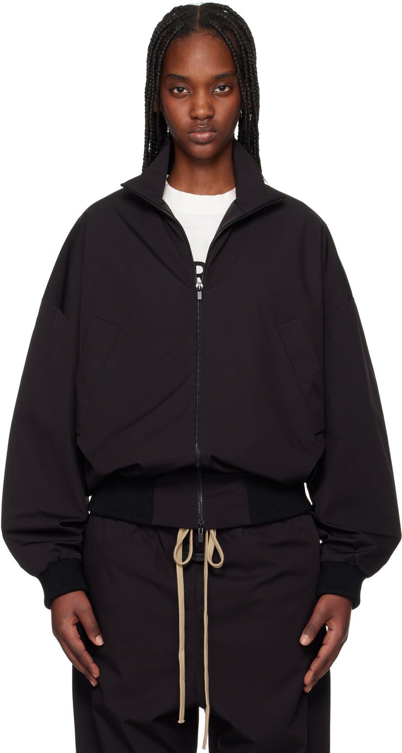 Bomber-takki Fear of God Fear of God Nylon Track Jacket Musta | FGE230-327PON