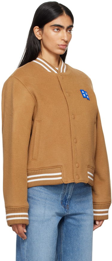 Bomber-takki ADER ERROR TRS Tag Varsity Bomber Jacket Ruskea | BM42FYJK0504CM, 4
