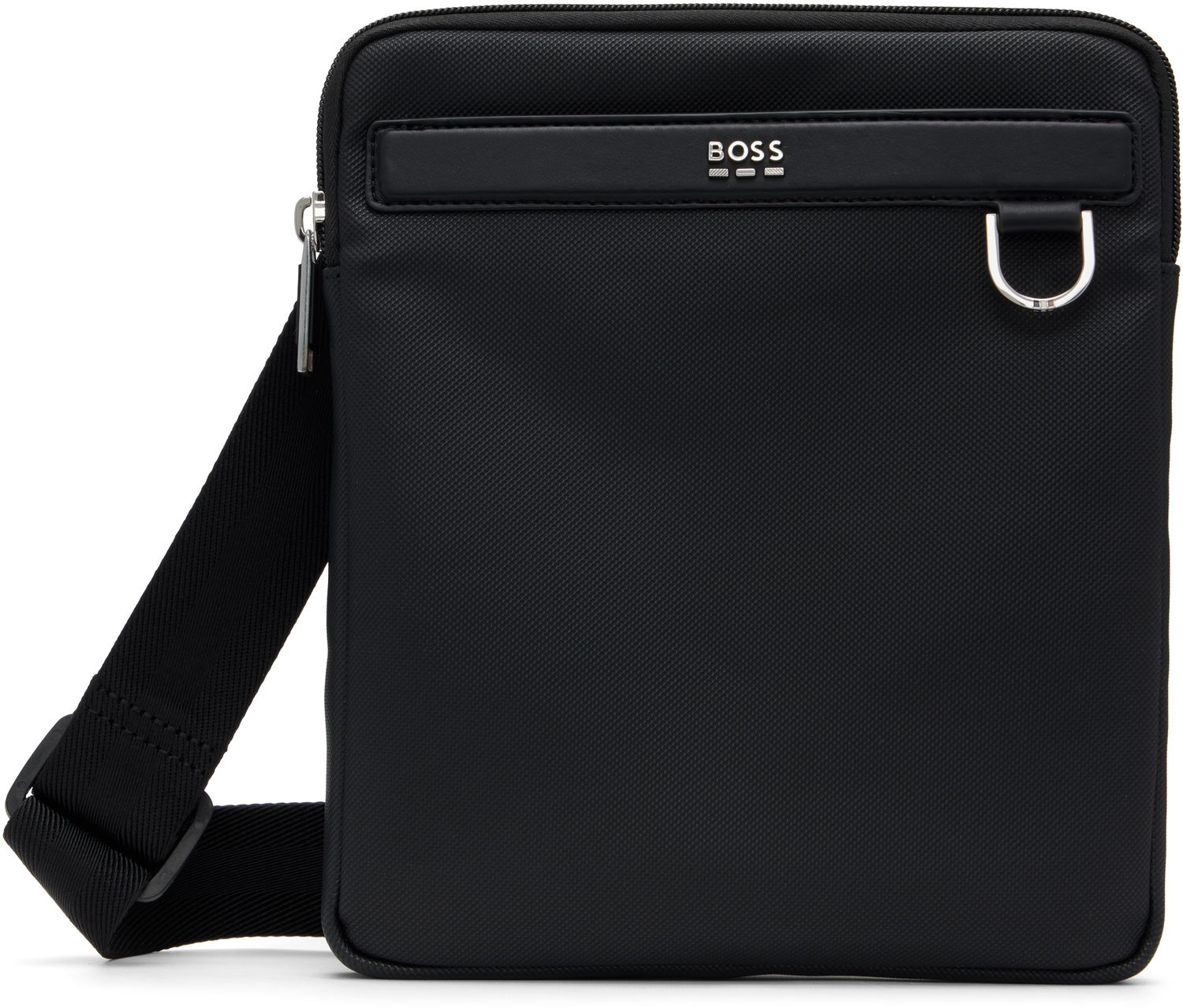 Olkalaukku BOSS Smooth & Structured Reporter Bag Musta | 50548791, 0