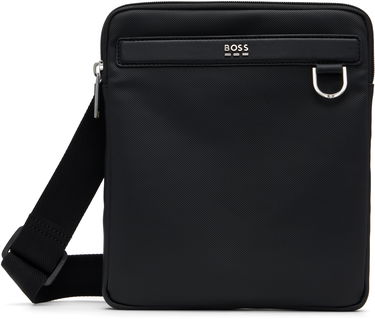 Olkalaukku BOSS Smooth & Structured Reporter Bag Musta | 50548791, 0