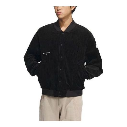 Bomber-takki adidas Originals Cord Woven Jacket Musta | IQ1387
