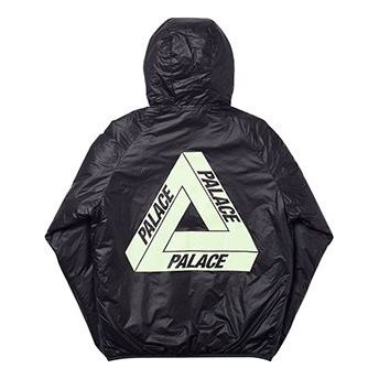 Huppari Palace Palace Quantum Triangle Logo Windproof Jacket Musta | P19SS004
