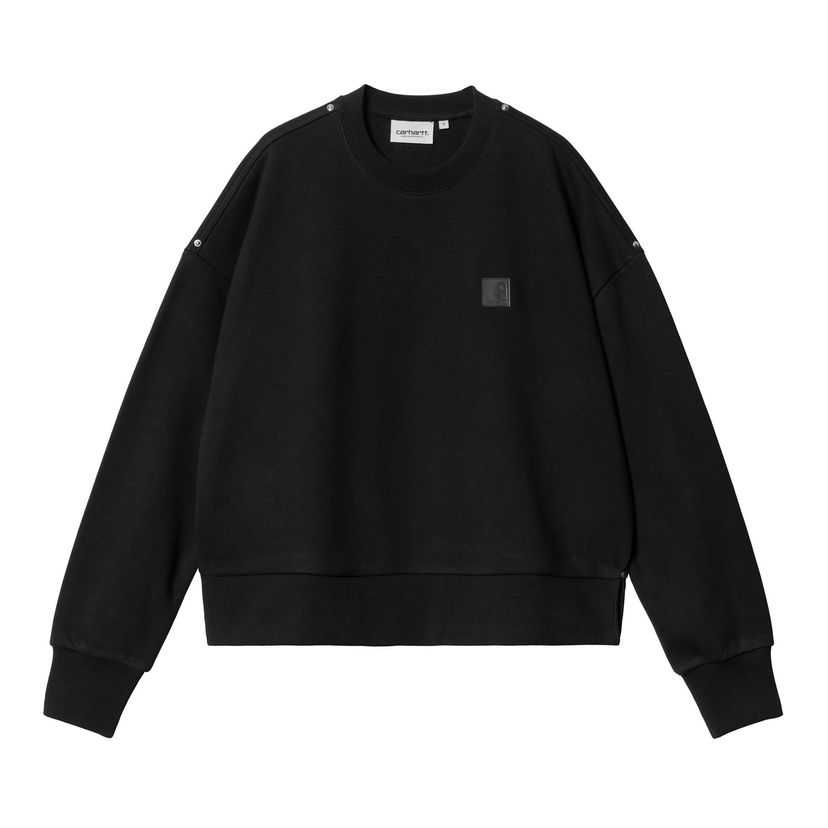 Huppari Carhartt WIP Black Relaxed Fit Crewneck Sweatshirt Musta | I034373_8
