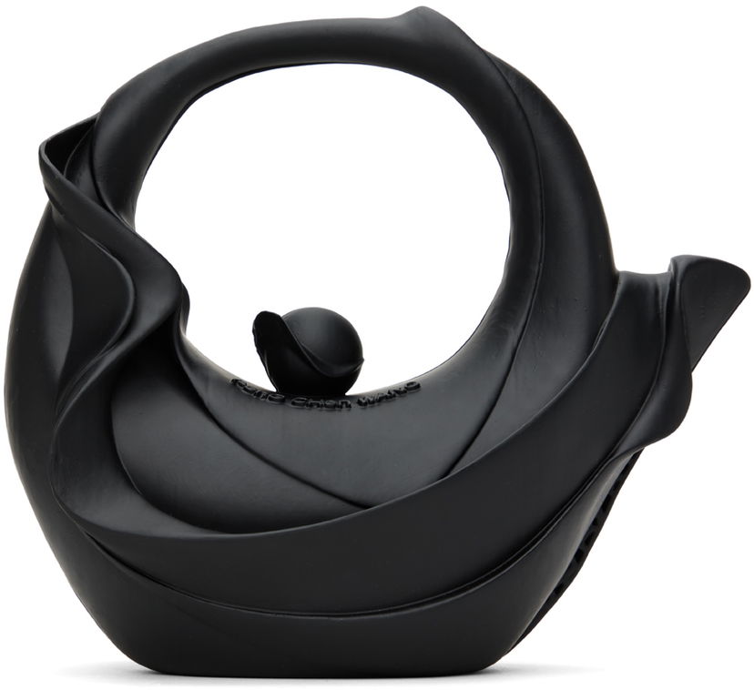 Käsilaukku Feng Chen Wang Feng Chen Wang 3D Chahu Sculptural Handle Bag Musta | FUF18AC21