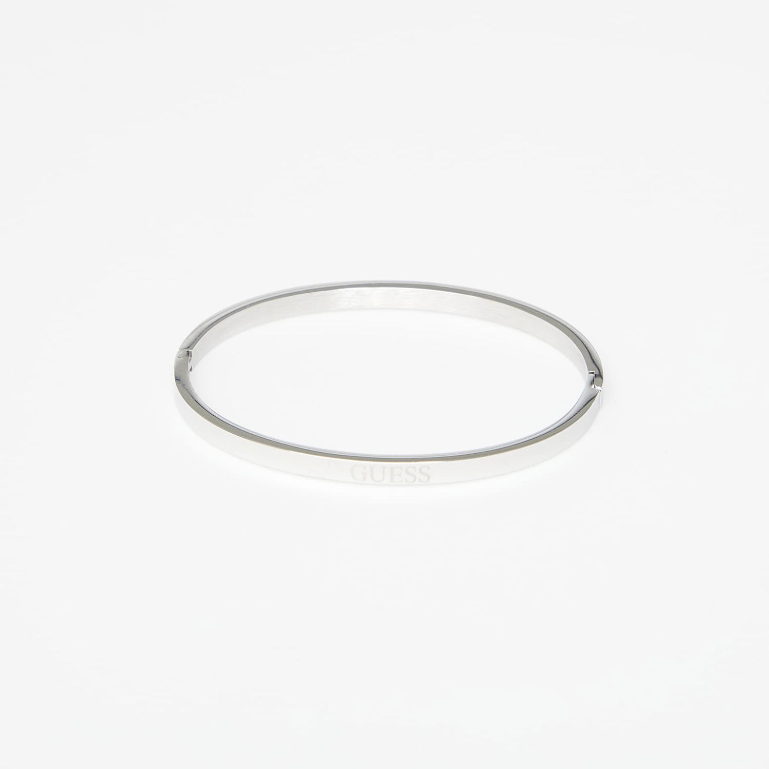 Rannerengas GUESS Color My Day Rhinestone Hinged Bangle Bracelet Metallinen | JUBB02248JWRH-SILVER, 1