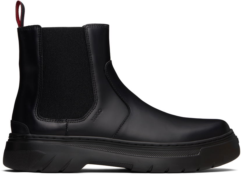 Tennarit ja kengät BOSS Embossed-Logo Chelsea Boots Musta | 50543764