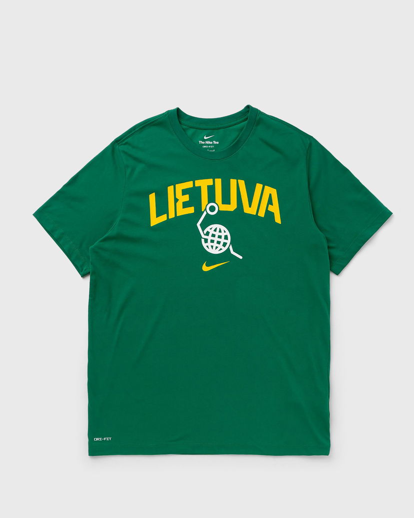 T-paita Nike LITHUANIA BASKETBALL T-SHIRT OLYMPIA 24 men Shortsleeves Vihreä | FQ3675-302