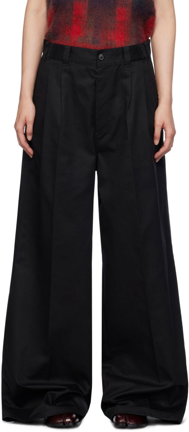 Housut Maison Margiela Yoke Trousers Musta | S51KA0591 S54042