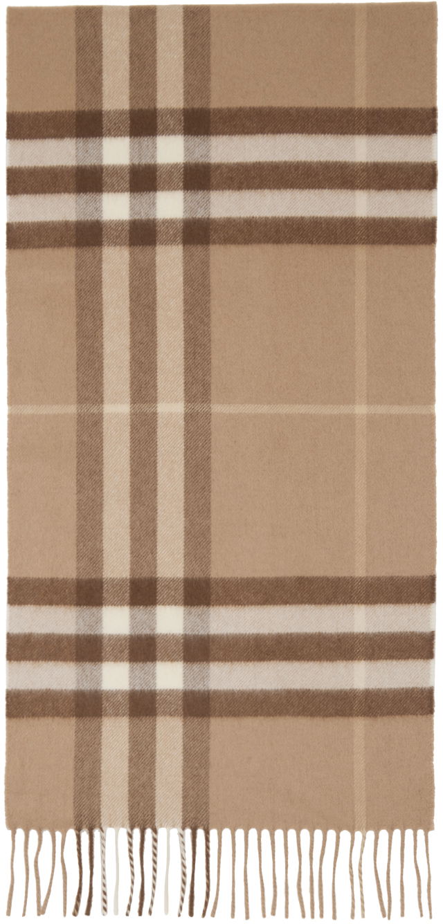 Huivi Burberry Classic Check Scarf Beige Beige | 8016399