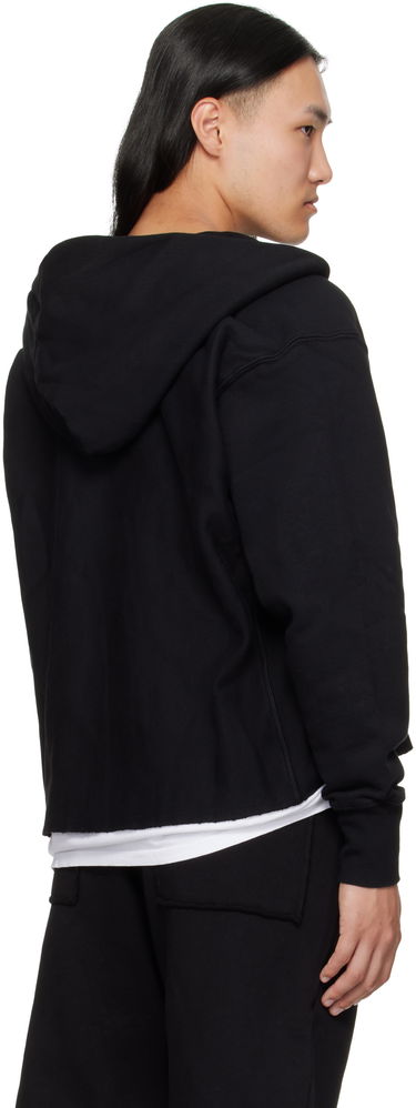 Huppari LES TIEN Heavyweight Cropped Hoodie Ruskea | CF-1091, 2
