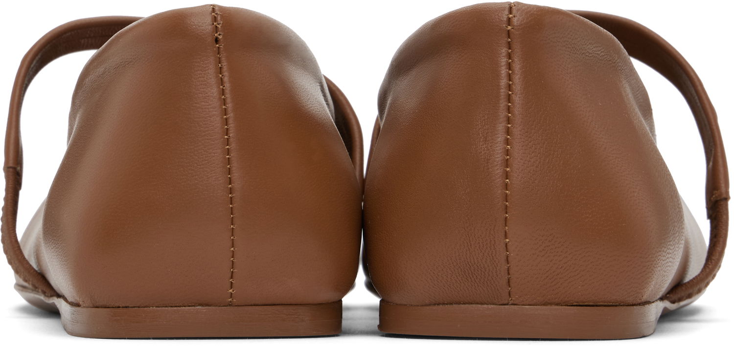 Tennarit ja kengät Marni Marni Mary Jane Ballerina Flats Ruskea | MJMS007700 P3628, 1