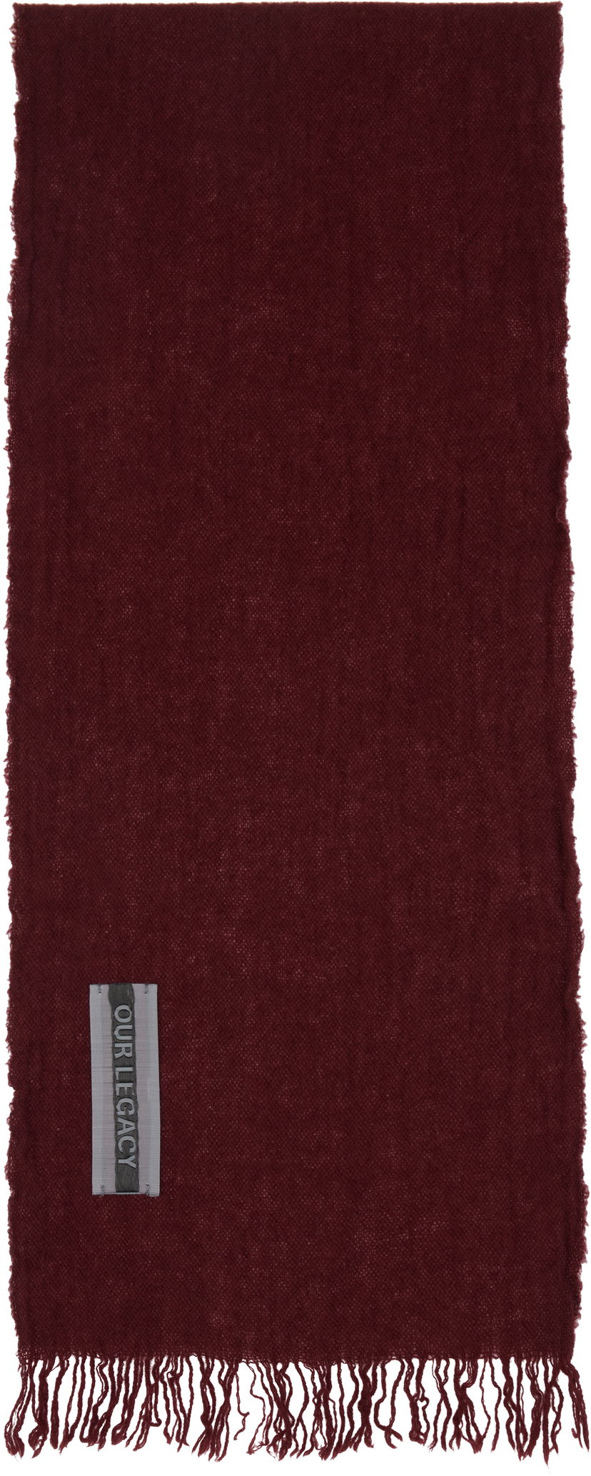 Huivi OUR LEGACY Our Legacy Cottage Scarf Burgundia | A4258CCM