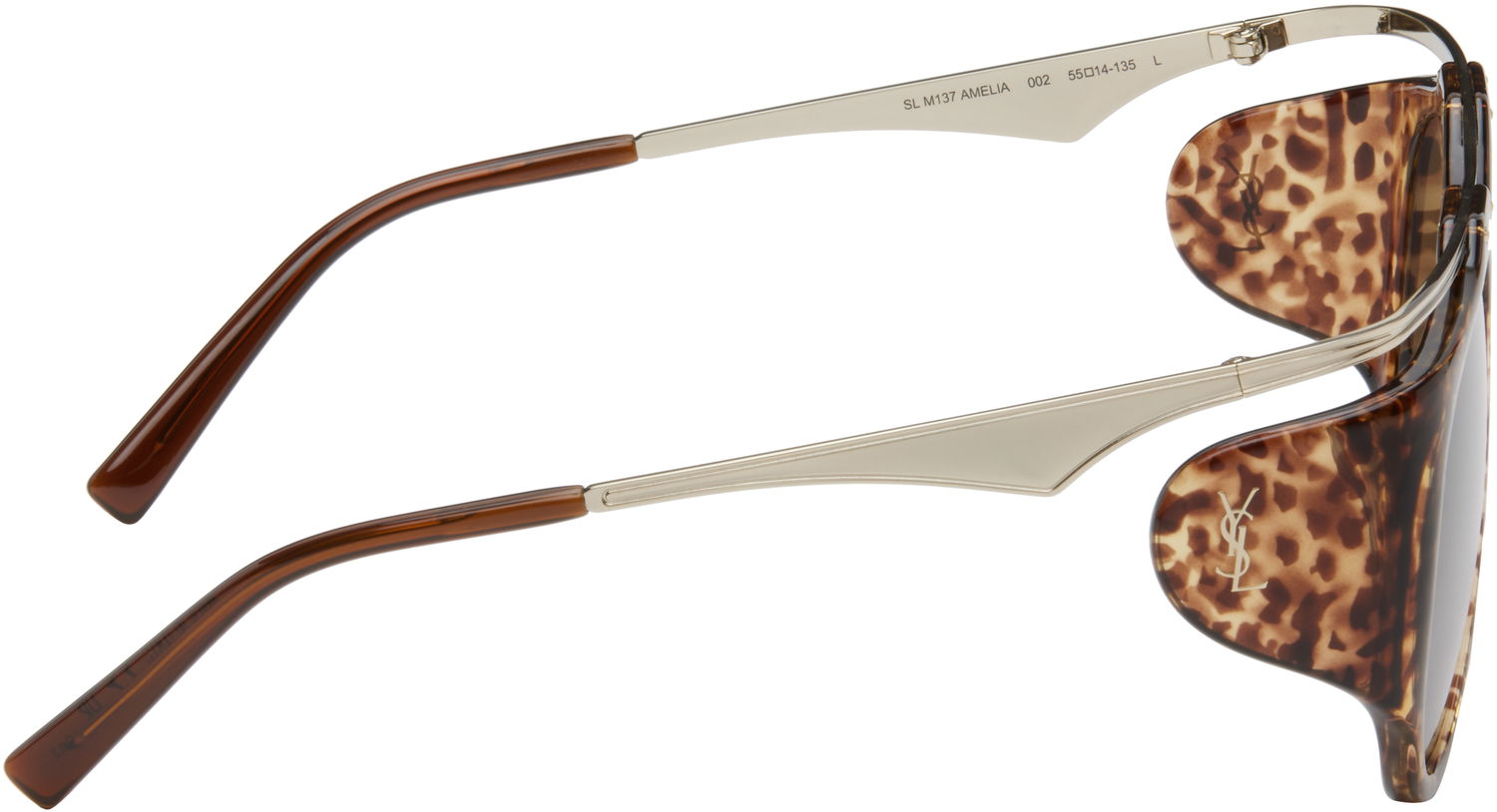 Aurinkolasit Saint Laurent Saint Laurent SL M137 Amelia Sunglasses Ruskea | SL M137 AMELIA-002, 1