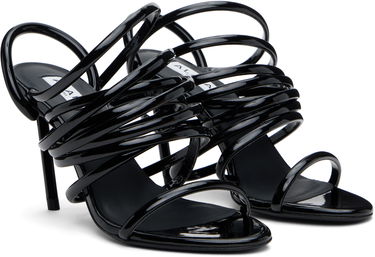 Tennarit ja kengät Alaïa ALAÏA Glossy Multistrap Stiletto Heel Sandals Musta | AA3S118TK049, 3