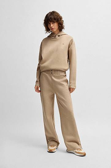 Verryttelyhousut BOSS Tracksuit Bottoms with Monogram Beige | 50532017, 1