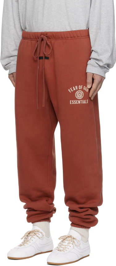 Verryttelyhousut Fear of God Fear of God ESSENTIALS Fleece Sweatpants Punainen | 130HO242026F, 3