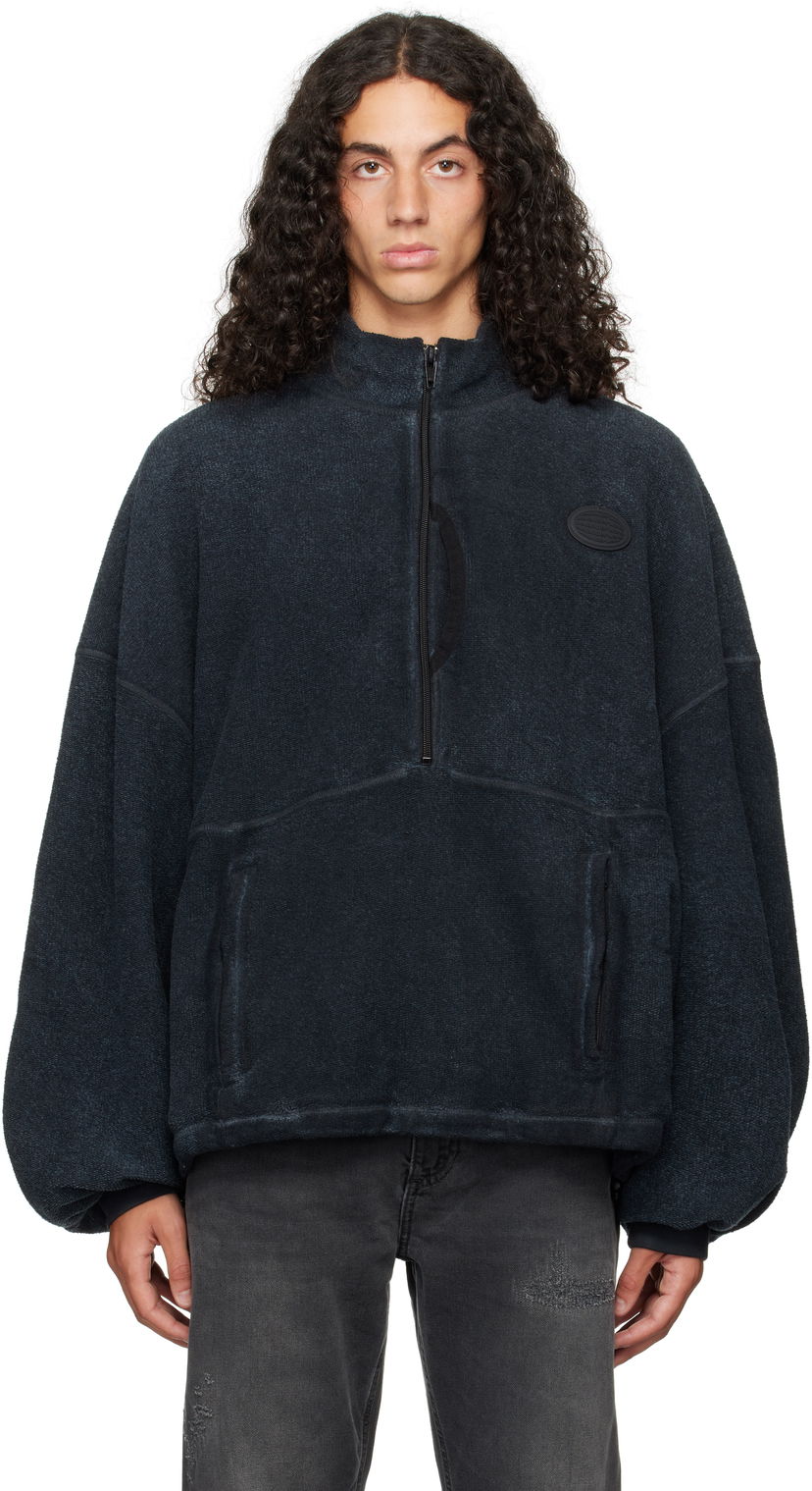Huppari Alexander Wang Half-Zip Sweatshirt Sininen | UCC4242033