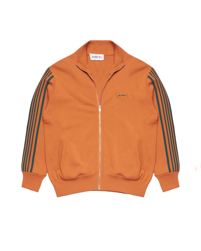 Takki Autry Autry Knit Track Jacket Oranssi | JAPM24KO