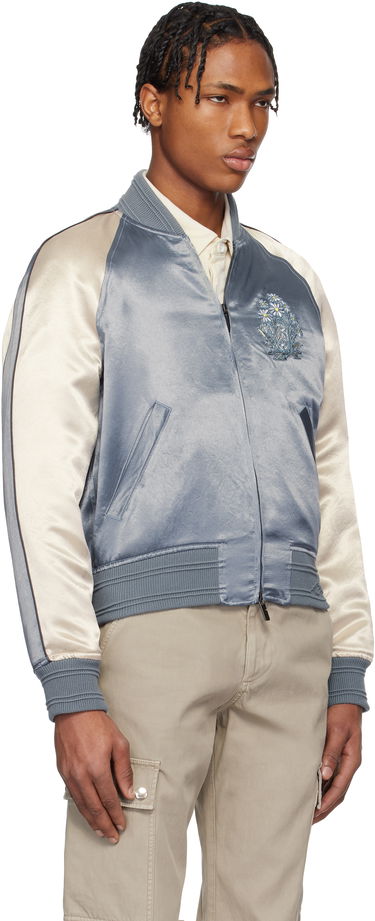 Bomber-takki Burberry Burberry EKD Satin Bomber Jacket Sininen | 8101089, 4
