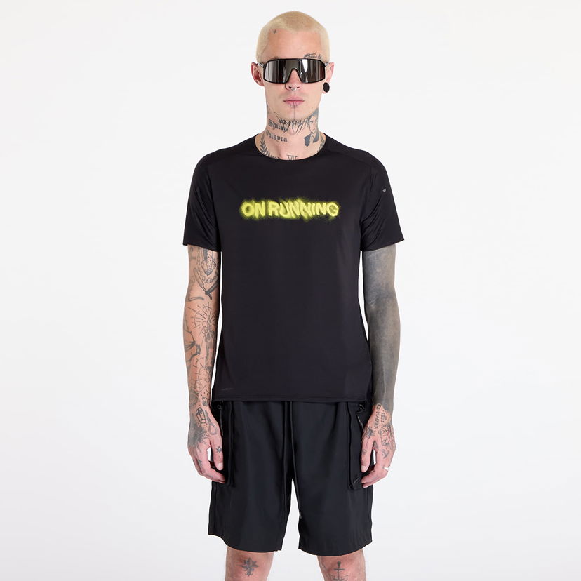 T-paita On Running Performance-Tee Lumos Black Musta | 1ME30200553