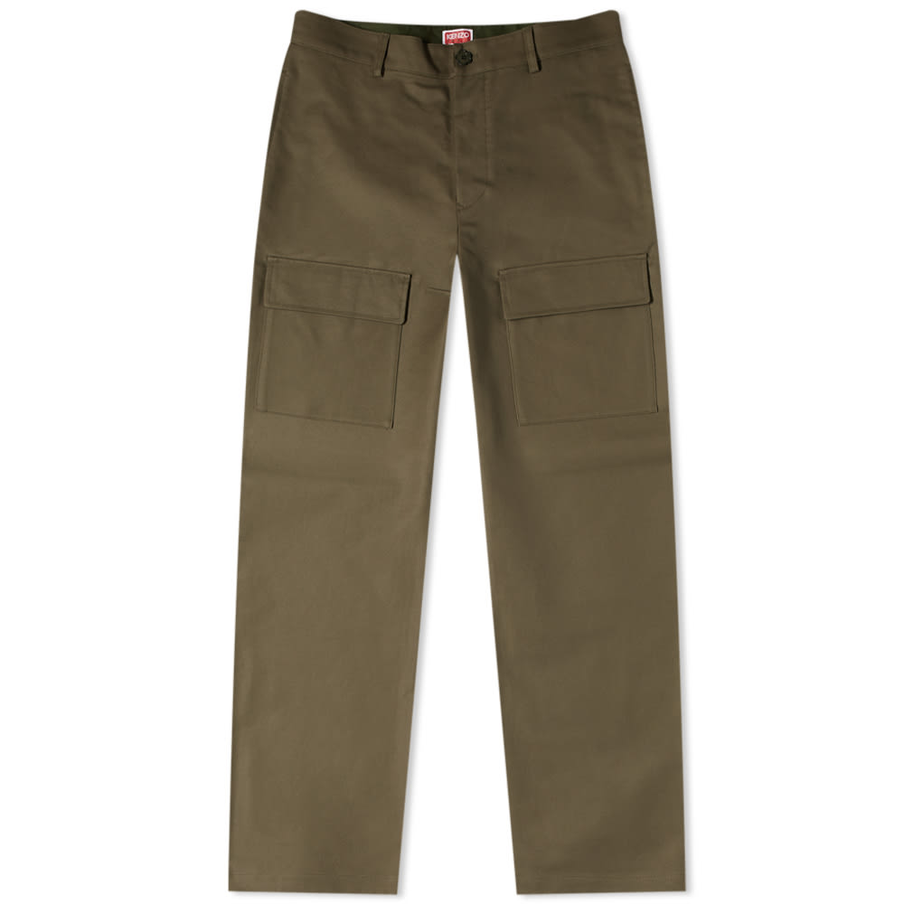 Cargo housut KENZO Cargo Pant Dark Khaki Vihreä | FC65PA2419RB51, 0