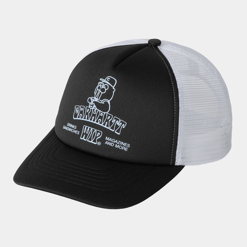 Korkki Carhartt WIP Sandwich Trucker Cap Musta | I035278_4