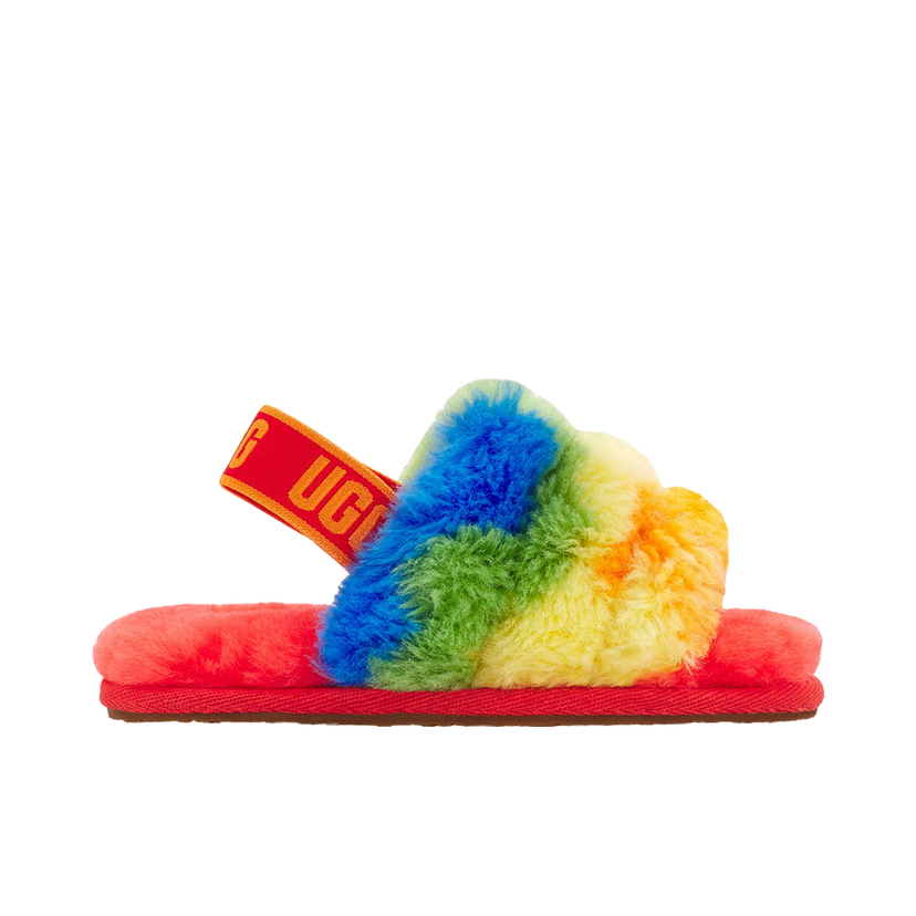 Tennarit ja kengät UGG Fluff Yeah Slide Rainbow Stripes Monivärinen | 1119841T-RSTR