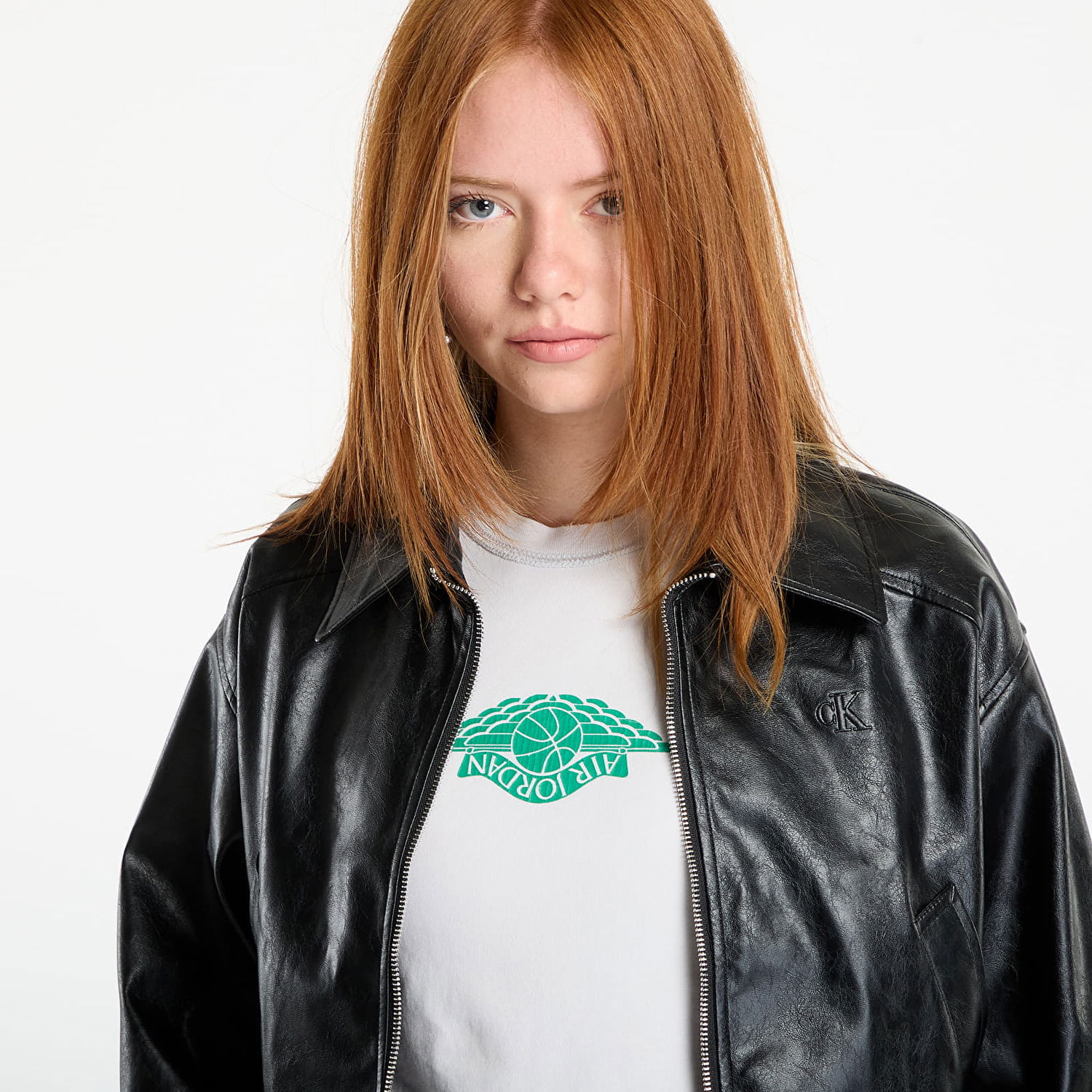 Takki CALVIN KLEIN Calvin Klein Jeans A-Cropped Crinkle Jacket Musta | LV047C518G UB1, 1