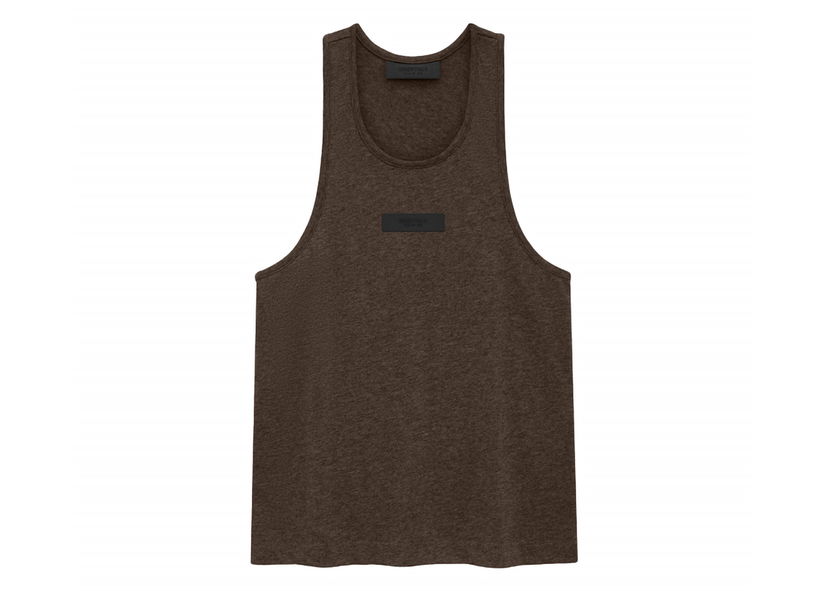 Tankkitoppi Fear of God Core Collection Tanktop Heather Wood Ruskea | 125SU245492FW