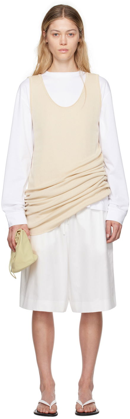 Tankkitoppi The Row Beige Sleeveless Midi Dress Beige | 8047-Y733, 0