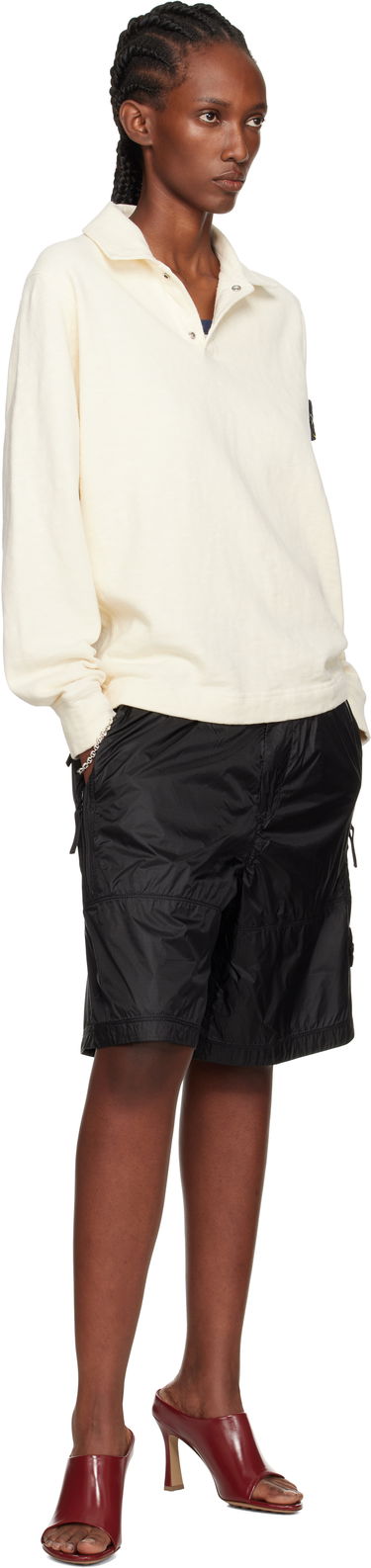 Shortsit Stone Island Ripstop Light HT Nylon Shorts Musta | K2S15 L100004 S0163, 4