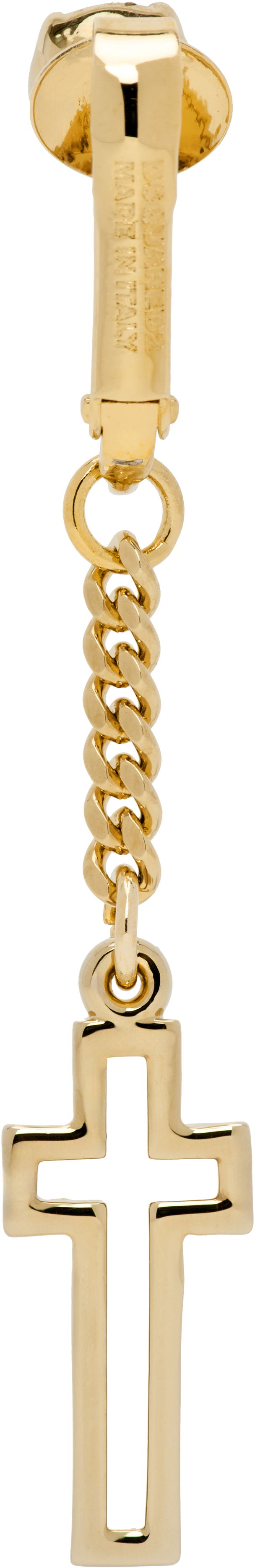 Avaimenperät DSQUARED2 Dsquared2 Clip-On Cross Earring Metallinen | ERM0064_37201104_7043