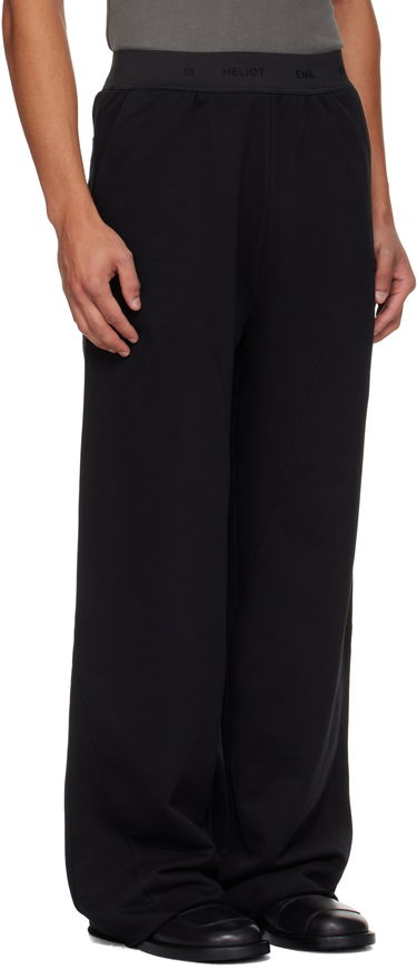 Verryttelyhousut HELIOT EMIL HELIOT EMIL Plannar Sweatpants Musta | AW25_M_10_215_BLK01, 1