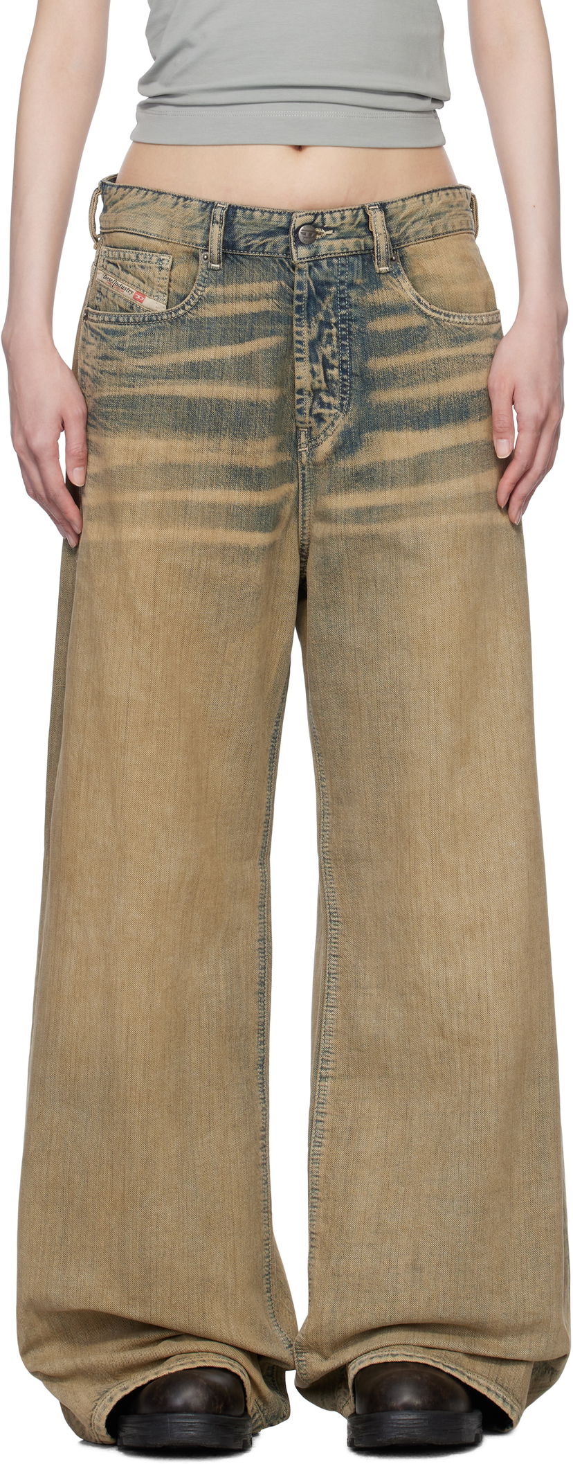 Jeans Diesel Diesel 1996 D-Sire Relaxed Jeans Ruskea | A06925 09L49