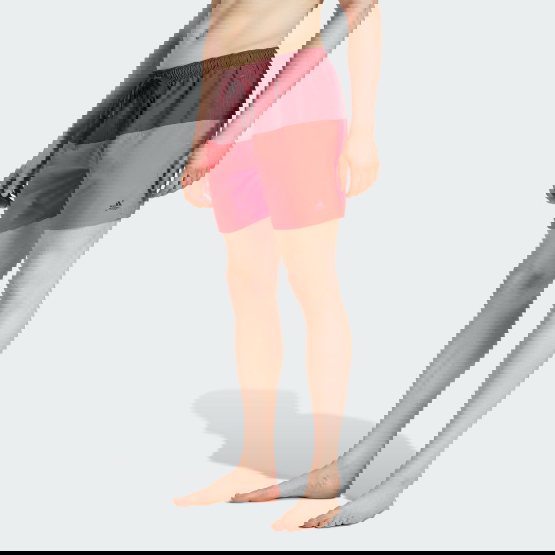 Uimapuvut adidas Performance Colorblock Swim Shorts Punainen | JD4245, 0