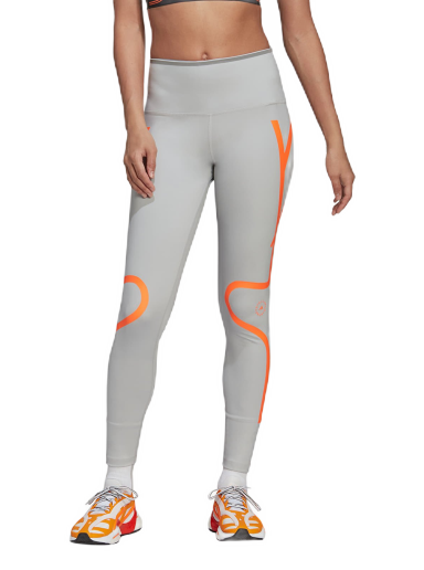 Leggingsit adidas Performance Stella McCartney x True Pace Tight Harmaa | HD9116