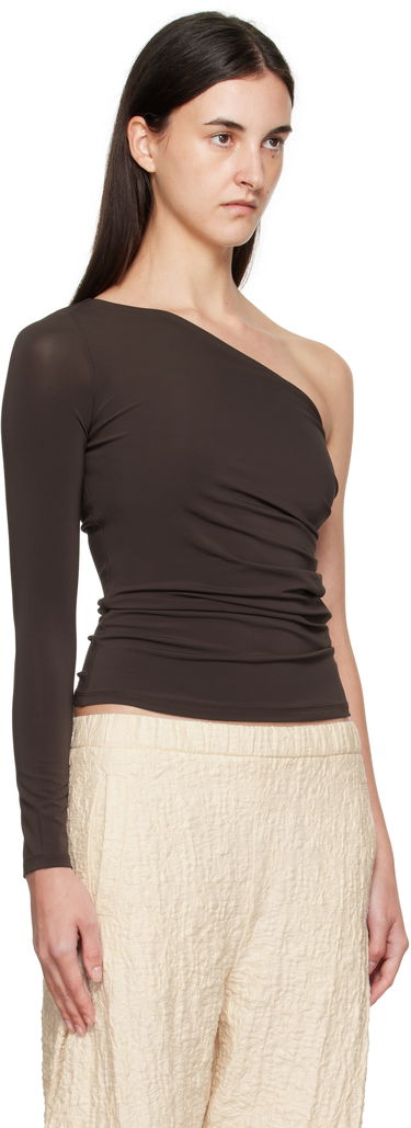 Tankkitoppi Max Mara Max Mara Spluga One-Shoulder Top Ruskea | 2511941012600, 1